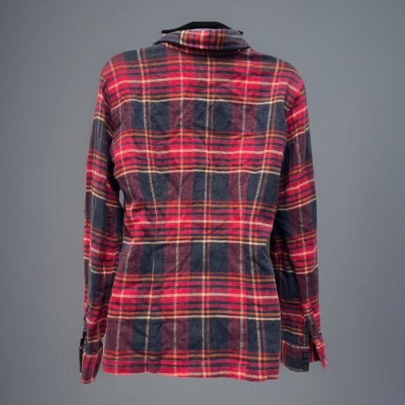 Patagonia Shirt Organic Cotton Flannel Button Plaid Button Shirt Women’s Size 6 - Picture 2 of 6